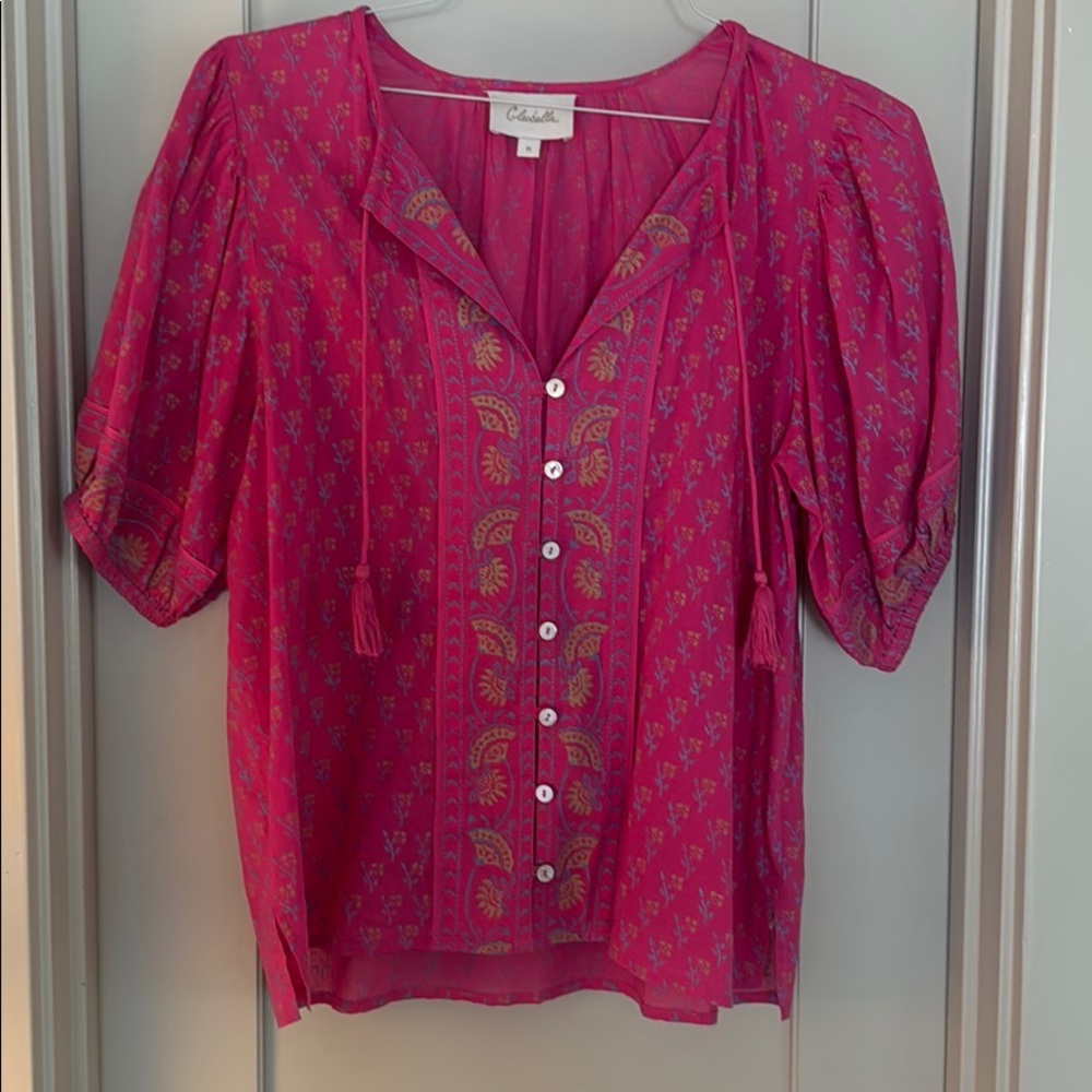 Hot Pink Embellished Top